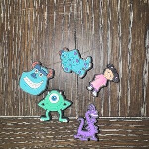 CROCS Monsters Inc. Shoe Charms - Blue, Green, Purple, Pink